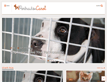 Tablet Screenshot of petportraitsbycarol.com